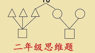 二年级思维训练：孩子喜欢做，家长不会做 [upl. by Elraet]