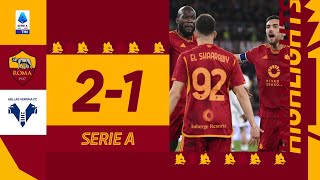 Roma 21 Verona  Serie A Highlights 202324 [upl. by Guildroy]