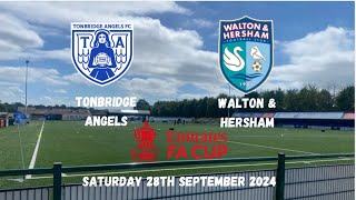 FANTASTIC SECOND HALF  Tonbridge Angels 21 Walton amp Hersham 28092024 [upl. by Nepsa681]