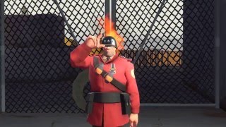 TF2 Unusual  Burning Flames Armored Authority [upl. by Latisha]