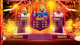 HEADLINERS IS HERE CRAZY NEW PROMO CARDS  FIFA 22 ULTIMATE TEAM [upl. by Urbas]