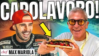 🏁 PANINO CON CARNE a 300 KMH con Luca Salvadori 🌟 Ricetta di Chef Max Mariola [upl. by Ellett683]