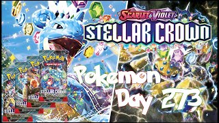 Pack Opening Day273 Pokemon Stellar Crown [upl. by Alithia]