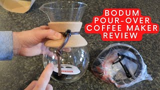 Bodum Pour Over Coffee Maker Review [upl. by Ordnasil]