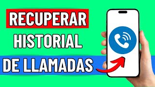 Como Recuperar Tu Registro De Llamadas Borrados Android Facil [upl. by Ardnuhs]