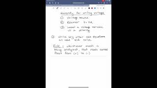 Electrical Circuit Analysis  Mesh Analysis Concept Lecture [upl. by Roxine]