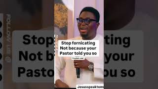 When you fornicate the spirit of fornication will destroy you [upl. by Ailsun]