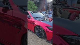 Metallic Red Big Turbo BMW at Cars And Coffee carsandcoffee bmw turbo fyp coolcar redcar [upl. by Drugge995]