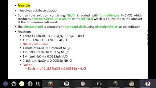 Practical Assay of Ammonium chloride [upl. by Yrian490]