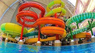 Waterslides at Tropical Islands in Krausnick Germany [upl. by Onailil]