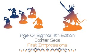 Age Of Sigmar 4th Edition Starter Sets Revealed  My First Impressions [upl. by Bobbe]