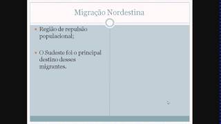 Migrações Internas no Brasil [upl. by Hetty711]