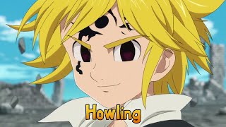 『Lyrics AMV』 Nanatsu no Taizai Season 2 OP 1 Full 【 Howling  FLOW × GRANRODEO 】 [upl. by Scevo]