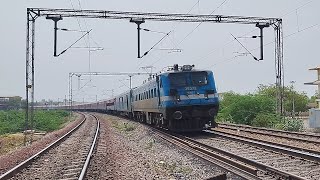 Guntakal WAG7 hauled 17322  Jasidih  Vasco Da Gama Express was captured near Ballari Junction [upl. by Nit]