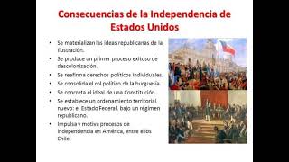 Causas y consecuencias de la independencia de Estados Unidos [upl. by Isobel]