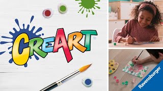 Become a little artist with CreArt  Ravensburger CreArt  CreArt Paint by Numbers [upl. by Beyer]