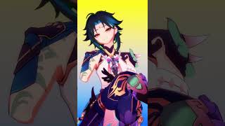 Xiao  Albedo  Kazuha  Aether【Genshin Impact MMD】2 Phut Hon [upl. by Asserat341]