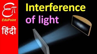 INTERFERENCE of Light  YOUNGS DOUBLE SLIT Experiment  explained in HINDI [upl. by Adda81]