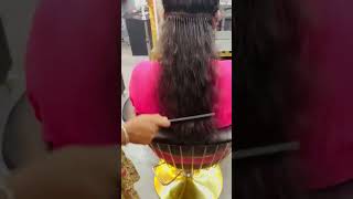 Permanent hair extension service in Chennai hairextensions curlyhair hair hairextensionist tg [upl. by Sibeal684]