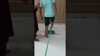 Paraplegia Rehabilitation strengthening balancingweight bearing and gait training in one exercise [upl. by Trilbie]