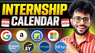 Internship and Placement Calendar 2024  Which company hires When OFFCAMPUS Placements  👨🏻‍💻✅ [upl. by Stout74]