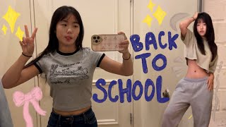 BACK TO SCHOOL Clothing Shopping Spree  mall vlog yesstyle and taobao haul [upl. by Einaffyt]