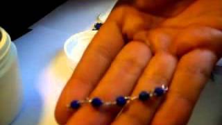 tutorial collana stile rosario 1 parte [upl. by Anitnemelc]