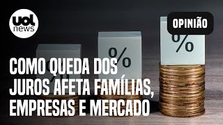 Taxa Selic tem 1ª queda em 3 anos como queda de juros afeta famílias empresas e mercado [upl. by Notgnillew]