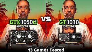 GT 1030 vs GTX 1050 Ti  How Big Is The Difference  13 Games Tested [upl. by Theodora791]