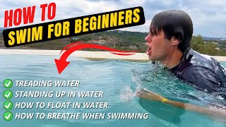 How To Swim For Beginners  Four Drills to Perfect Your Swimming [upl. by Seraphim]