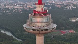 VILNIUS TV TOWER LITHUANIA [upl. by Euqinahs]