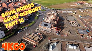 Great Oldbury Stonehouse in Gloucestershire new Bovis homes development part 18 18224 [upl. by Nanice]