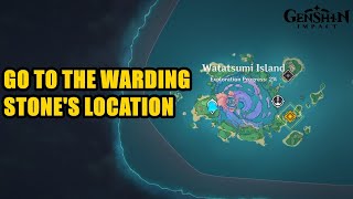 Go to the Warding Stones location Genshin Impact [upl. by Teleya]