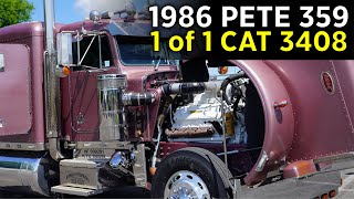 Mr Harrys 1 of 1 1986 Peterbilt 359 with a CAT 3408 [upl. by Grimbal677]