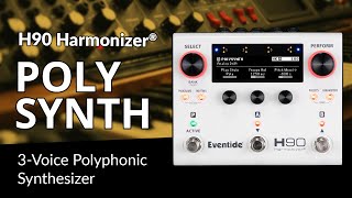 H90 Harmonizer® Pedal Demo New PolySynth Algorithm [upl. by Pressey]