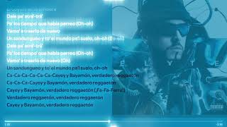 OLD SCHOOL speed up  lyrics Yandel Farruko [upl. by Ogait]