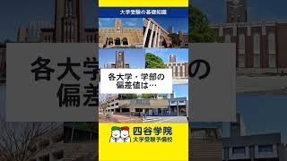 旧帝大とは？各大学・学部の偏差値 [upl. by Dalohcin]