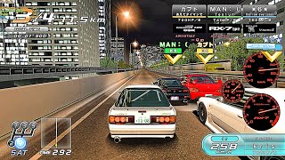 Wangan Midnight Maximum Tune 6R  Savanna RX7 FC  Online Ghost VS Battle [upl. by Dorita]