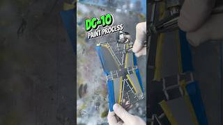 McDonnell Douglas DC10 detailed paint process modelairplane scalemodelbuilding scalemodel [upl. by Weasner849]