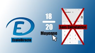 Obtenir ses MOYENNES EcoleDirecte  TUTORIEL [upl. by Nhguavoj26]