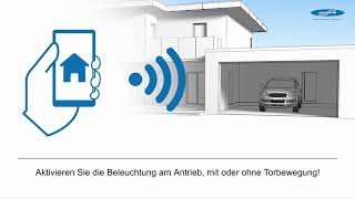 SmartHome  Steuern Sie Ihr Novoferm Garagentor via App [upl. by Earb240]