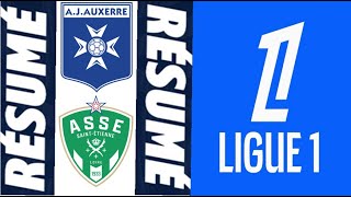 AS SaintÉtienne 31 AJ Auxerre Résumé  Ligue 1 20242025 [upl. by Trager540]