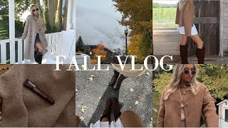 fall vlog brand trip with Steve Madden amp cozy autumn days [upl. by Eidas]