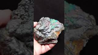 Iridescent Botryoidal Hematite Peters Mountain Alleghany Co Virginia [upl. by Arte]