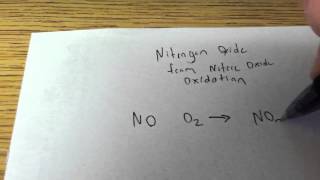 Nitric Oxide Oxidation into Nitrogen Dioxide [upl. by Oznola]