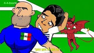 😁LUIS SUAREZ BITE on Chiellini😁 Italy vs Uruguay by 442oons 01World Cup Cartoon 24614 BeatIit [upl. by Bettina]