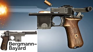 3D How the Bergmann–Bayard Pistol works [upl. by Atteuqehs128]