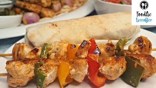 Authentic Lebanese Chicken Kabobs  Shish Tawook  Shish Taouk  Foodlie Everafter [upl. by Lebasy708]