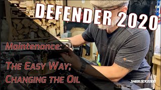 Fresh Glug the Easy Way Changing the Engine Oil on a new Defender P400 with a Vacuum Pump [upl. by Dionisio259]