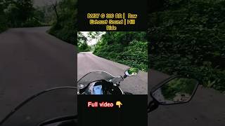 BMW G 310 RR  Raw Exhaust Sound  Hill Ride [upl. by Akirehc]